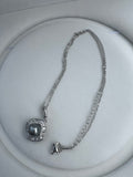 Tahitian Pearl Square Pendant Necklace - 9-10mm